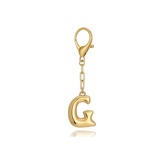 Bubble Initial Letter - Bag Charm