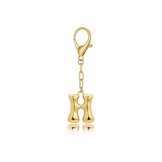Bubble Initial Letter - Bag Charm