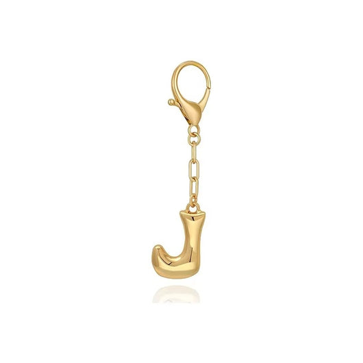 Bubble Initial Letter - Bag Charm
