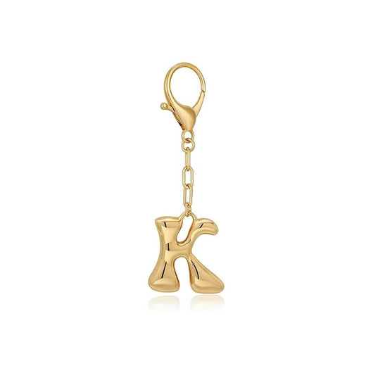Bubble Initial Letter - Bag Charm