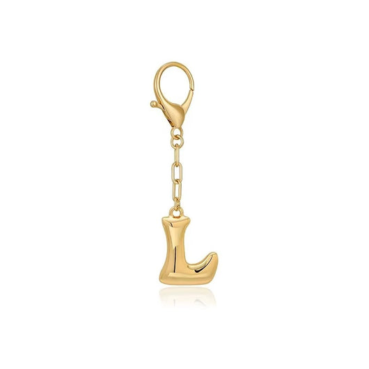Bubble Initial Letter - Bag Charm