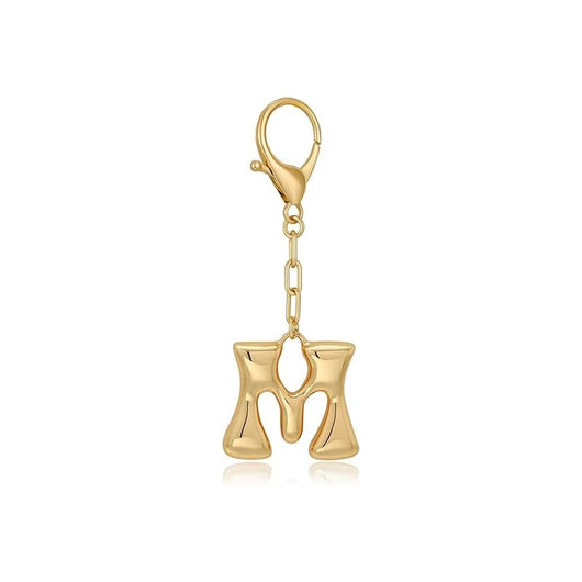 Bubble Initial Letter - Bag Charm