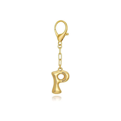 Bubble Initial Letter - Bag Charm