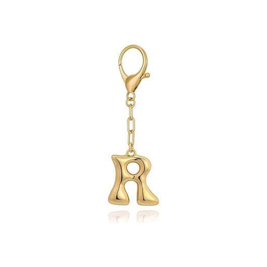 Bubble Initial Letter - Bag Charm