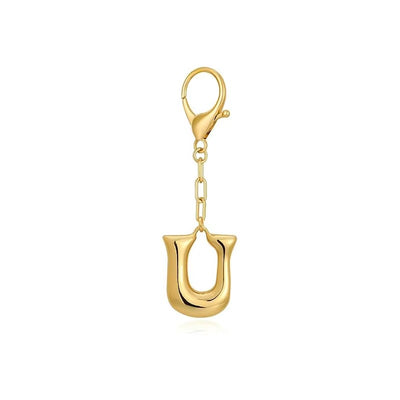 Bubble Initial Letter - Bag Charm