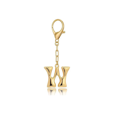 Bubble Initial Letter - Bag Charm