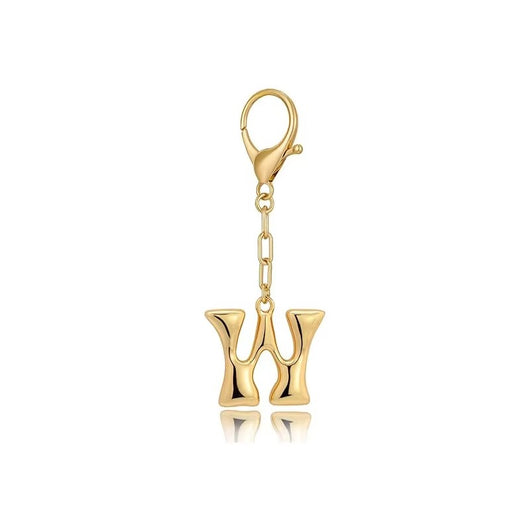 Bubble Initial Letter - Bag Charm