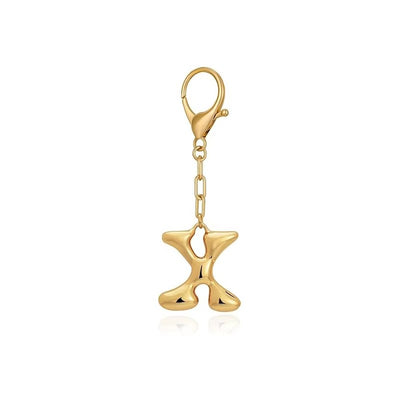 Bubble Initial Letter - Bag Charm