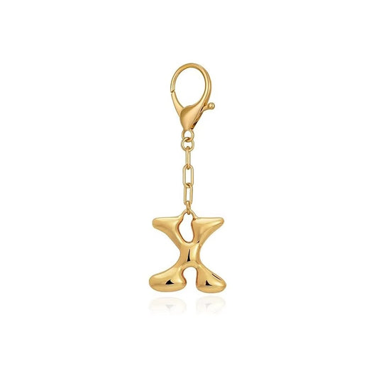 Bubble Initial Letter - Bag Charm