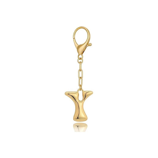Bubble Initial Letter - Bag Charm