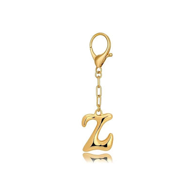 Bubble Initial Letter - Bag Charm